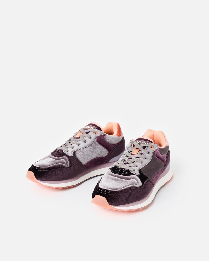 HOFF City Amethyst Velvet Trainers