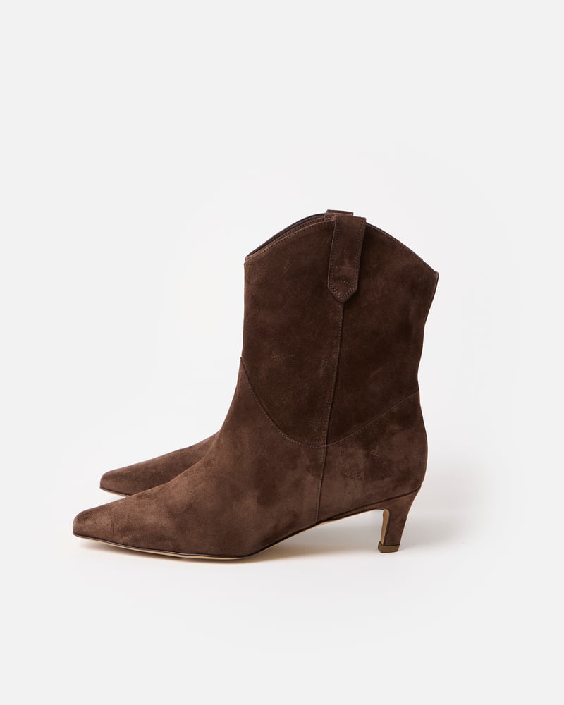 Bibi Lou Chocolate Brown Suede Heeled Boots