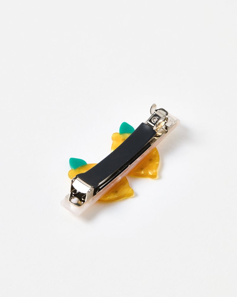 Sorren Lemon Embellished Barette Hair Clip