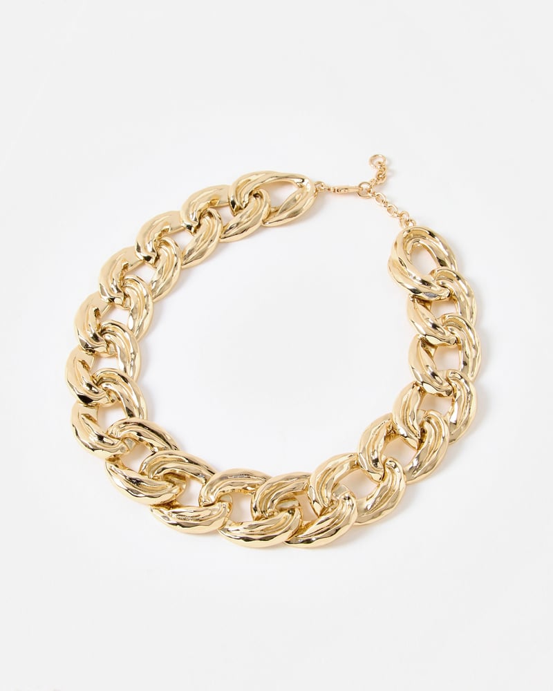 Sybil Interlocking Loops Chunky Collar Necklace