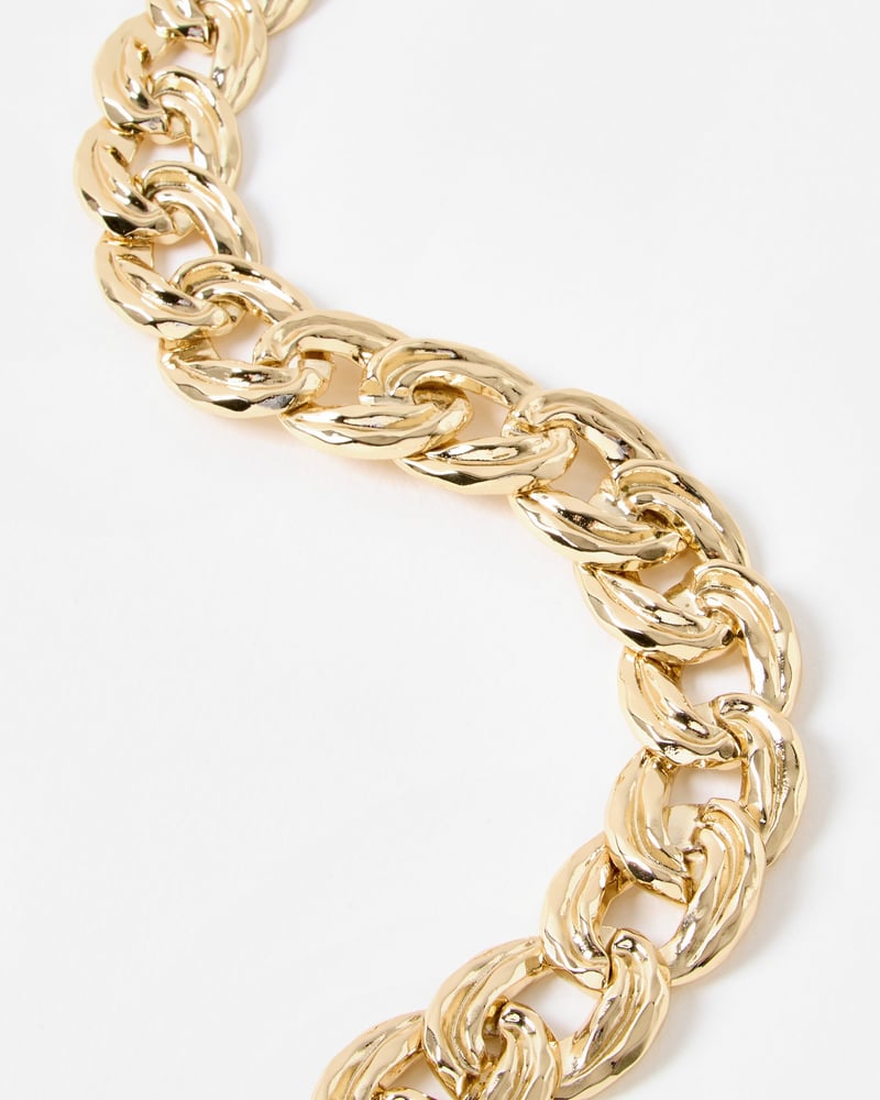 Sybil Interlocking Loops Chunky Collar Necklace