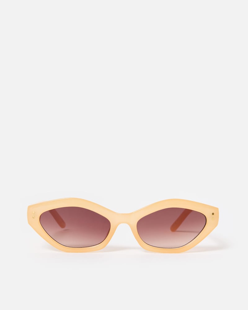 Yellow Mini Cat Eye Sunglasses