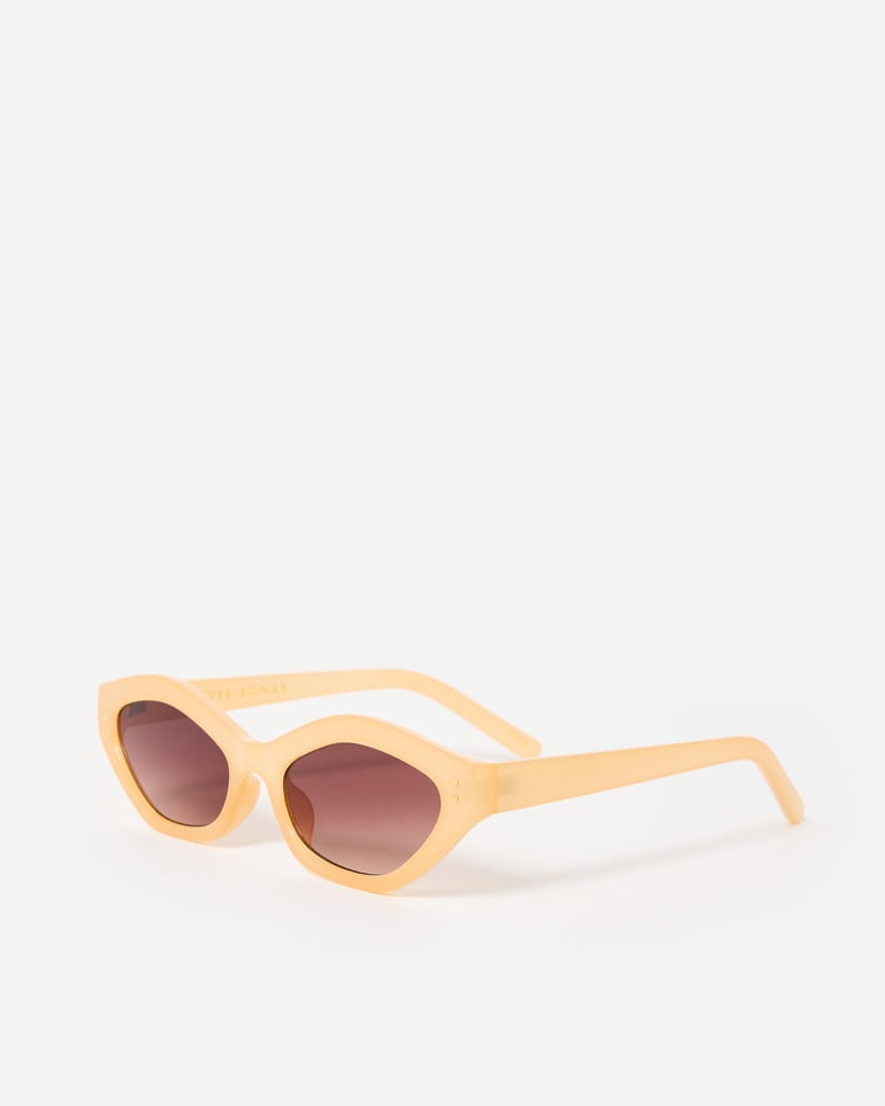 Yellow Mini Cat Eye Sunglasses