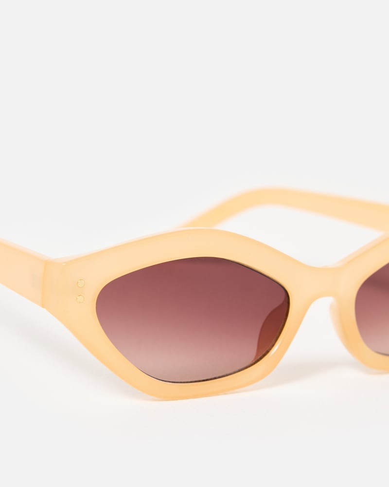 Yellow Mini Cat Eye Sunglasses