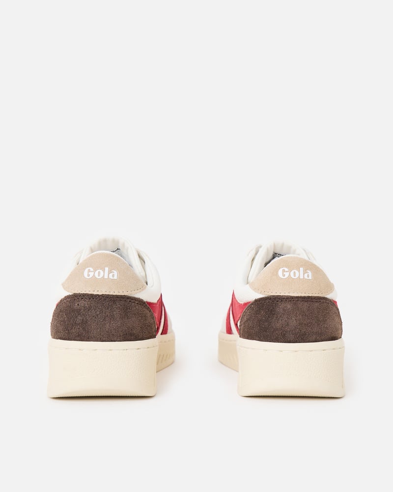 Gola Grandslam Trident White & Red Trainers