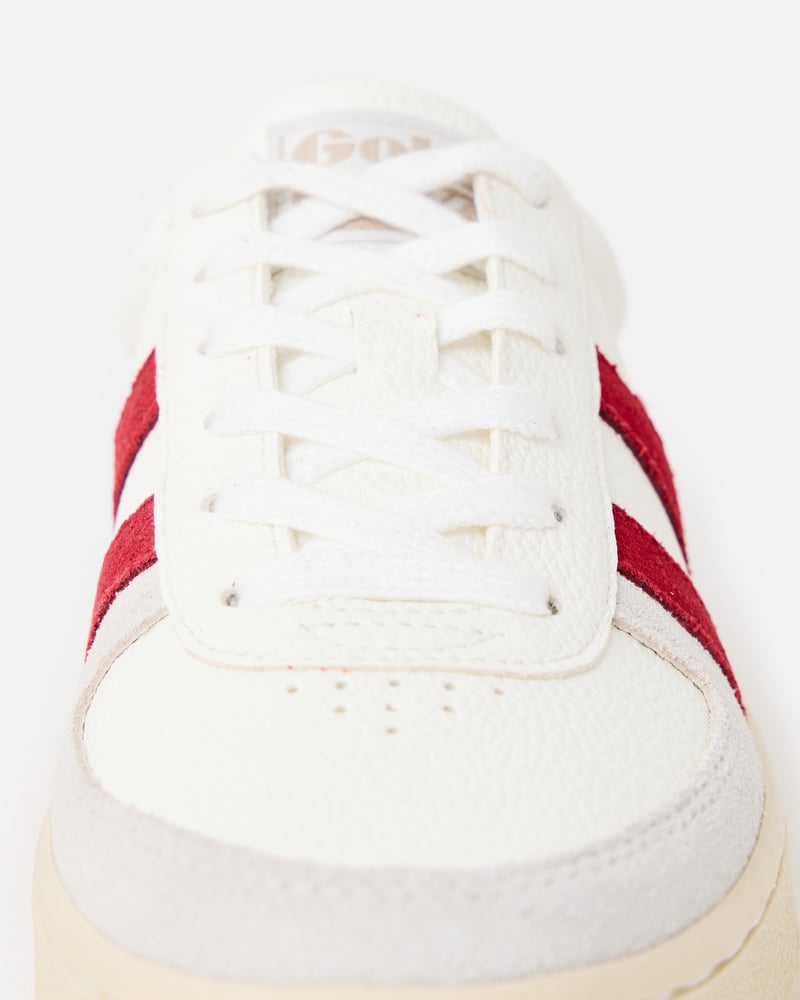 Gola Grandslam Trident White & Red Trainers
