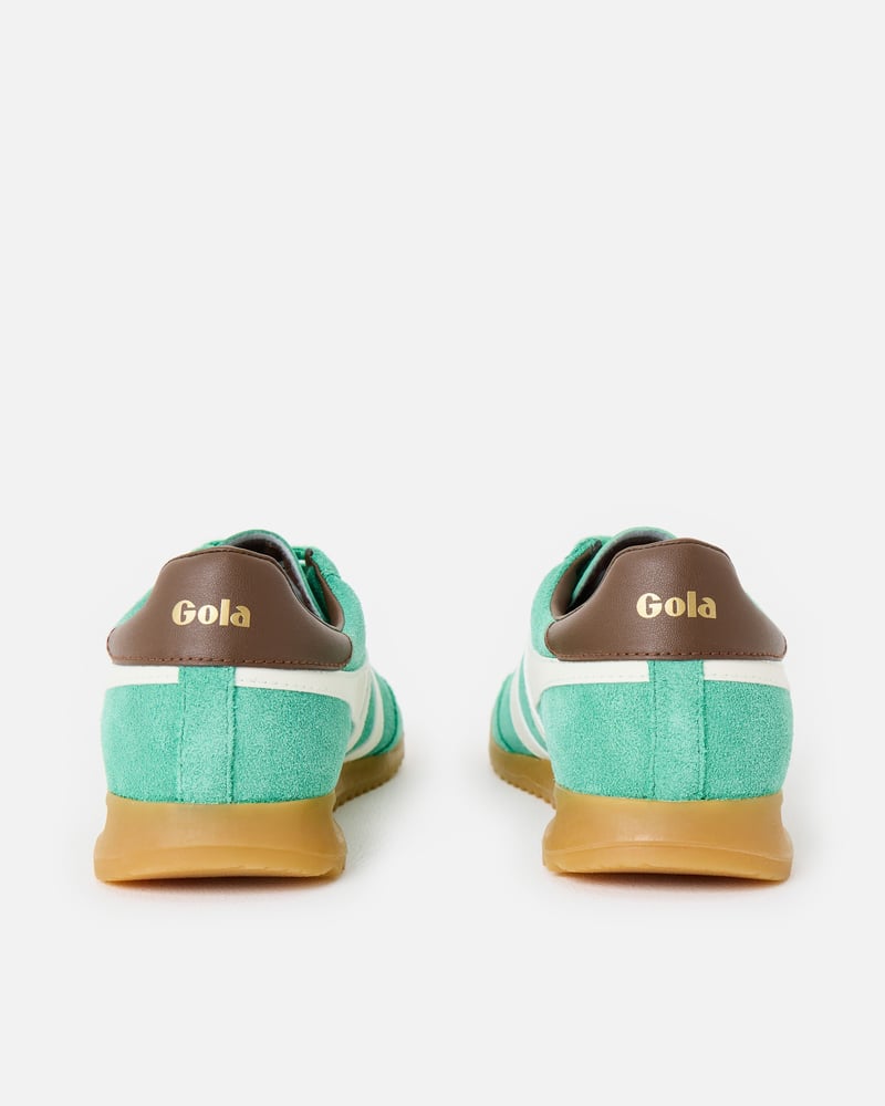 Gola Torpedo Jade Green & White Trainers