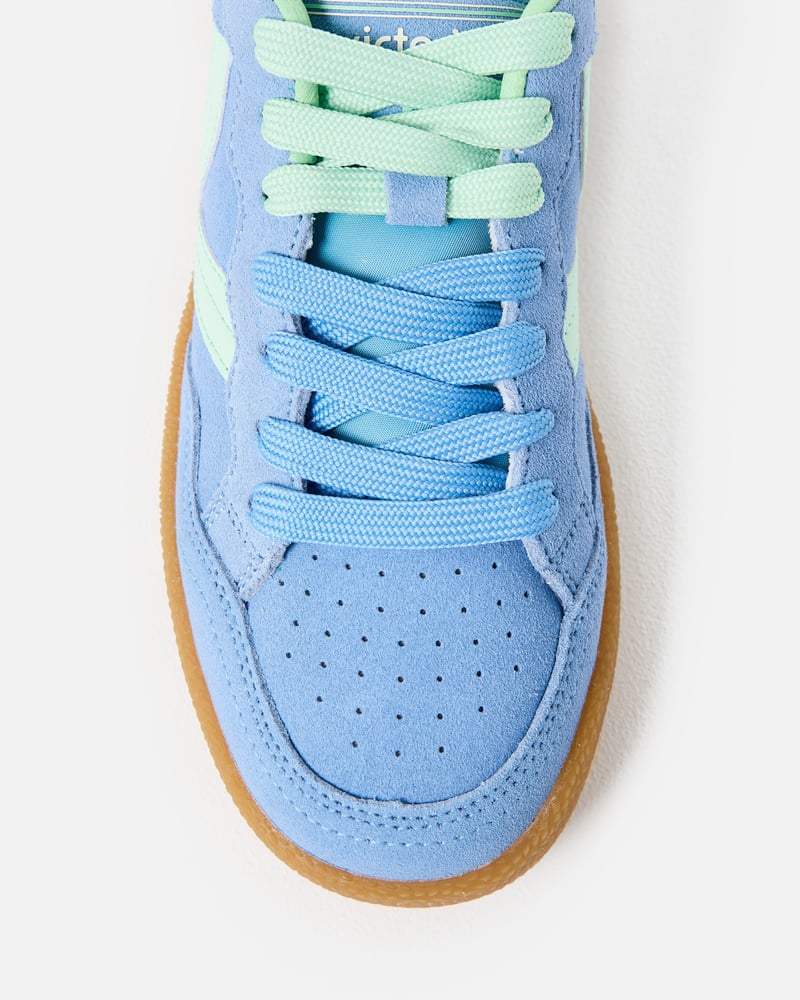Victoria Smash Blue & Green Suede Trainers