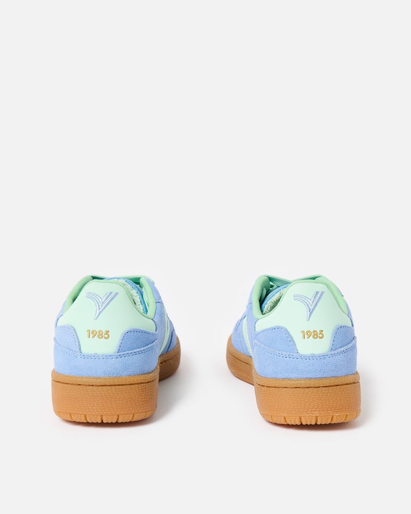 Victoria Smash Blue & Green Suede Trainers