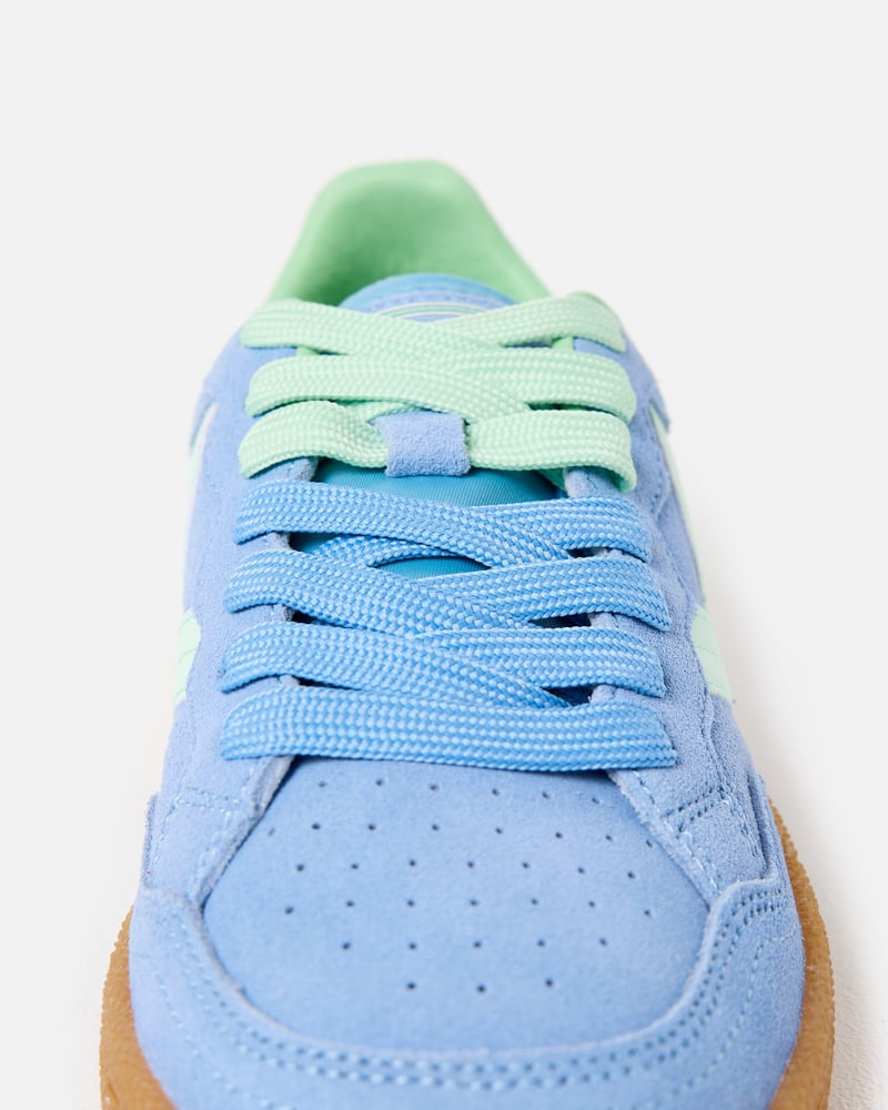 Victoria Smash Blue & Green Suede Trainers