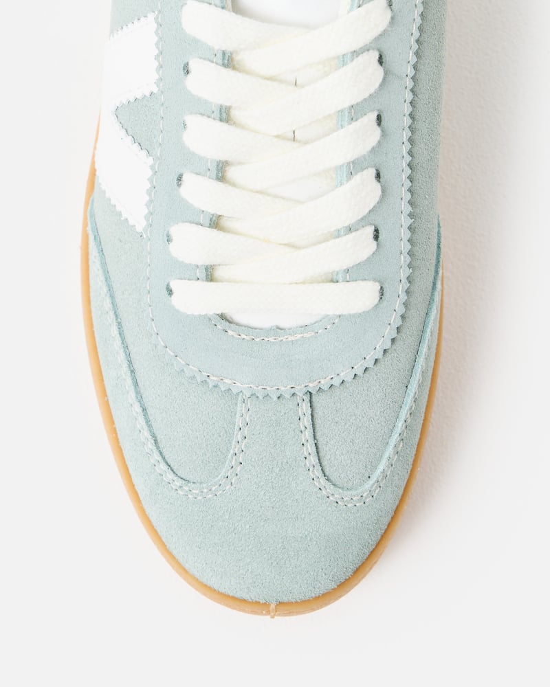 Victoria Berlin Sage Green Suede Trainers