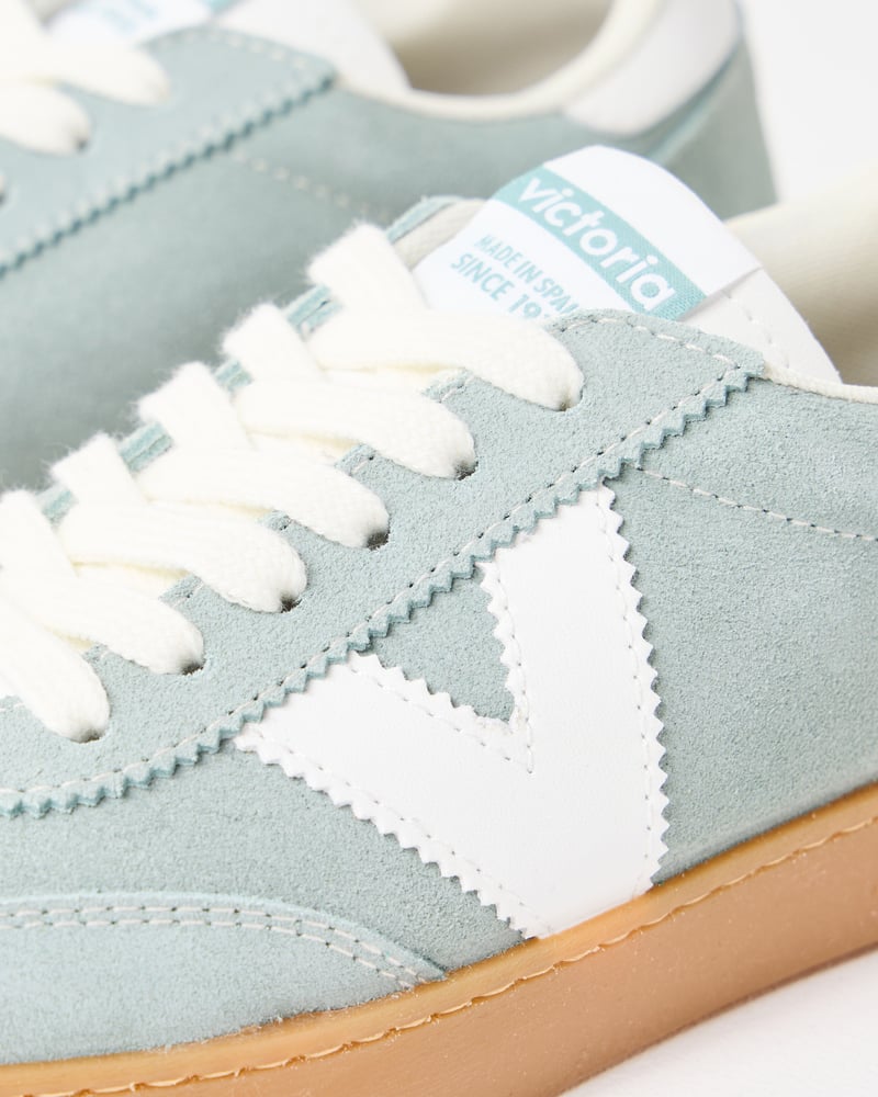 Victoria Berlin Sage Green Suede Trainers