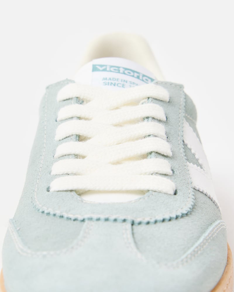 Victoria Berlin Sage Green Suede Trainers
