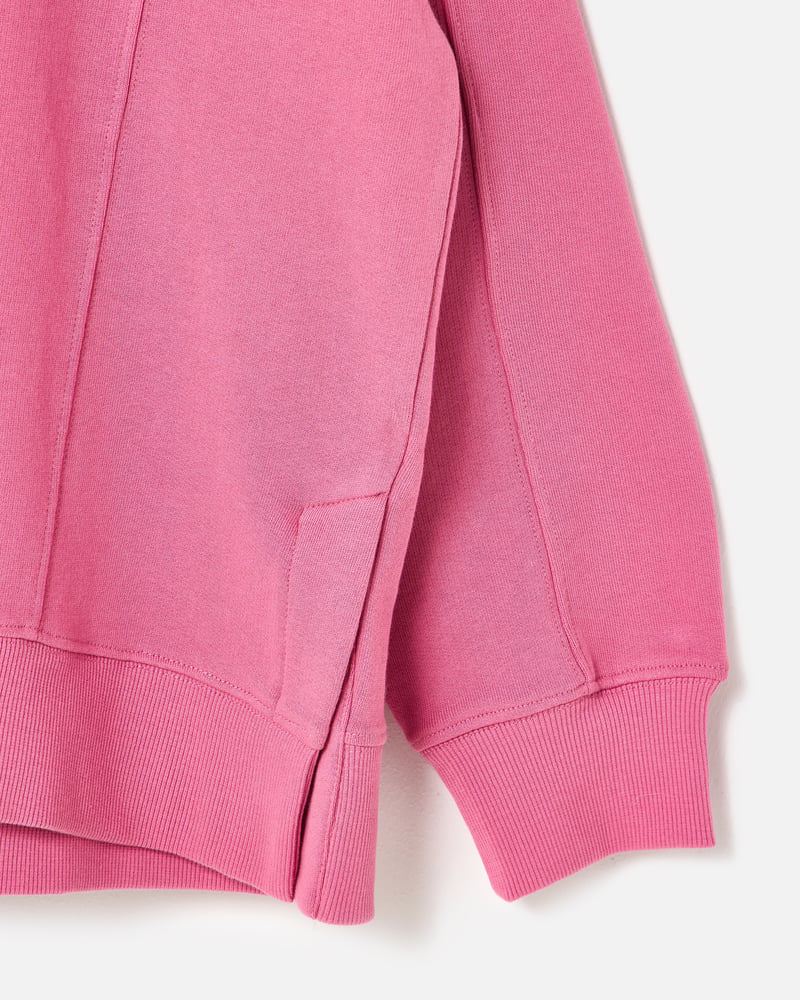 Pink Seam Detail Sweatshirt