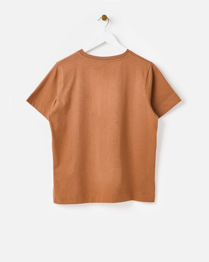 Mocha Brown The Catch Graphic T-Shirt