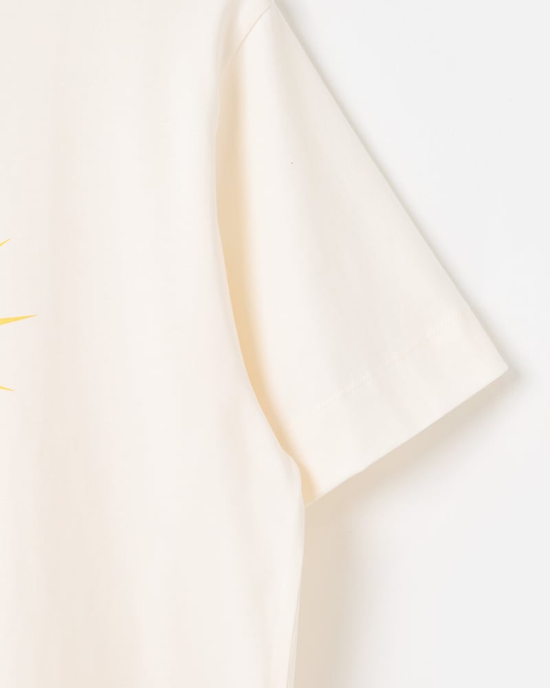 White Chill & Peel Orange Cotton Graphic T-Shirt