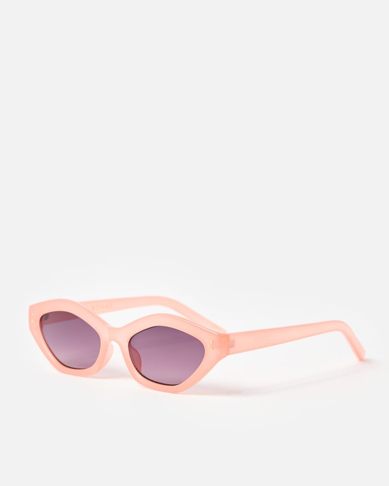 Peach Mini Angled Sunglasses