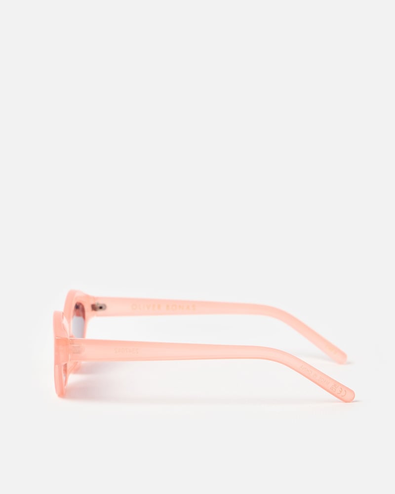 Peach Mini Angled Sunglasses