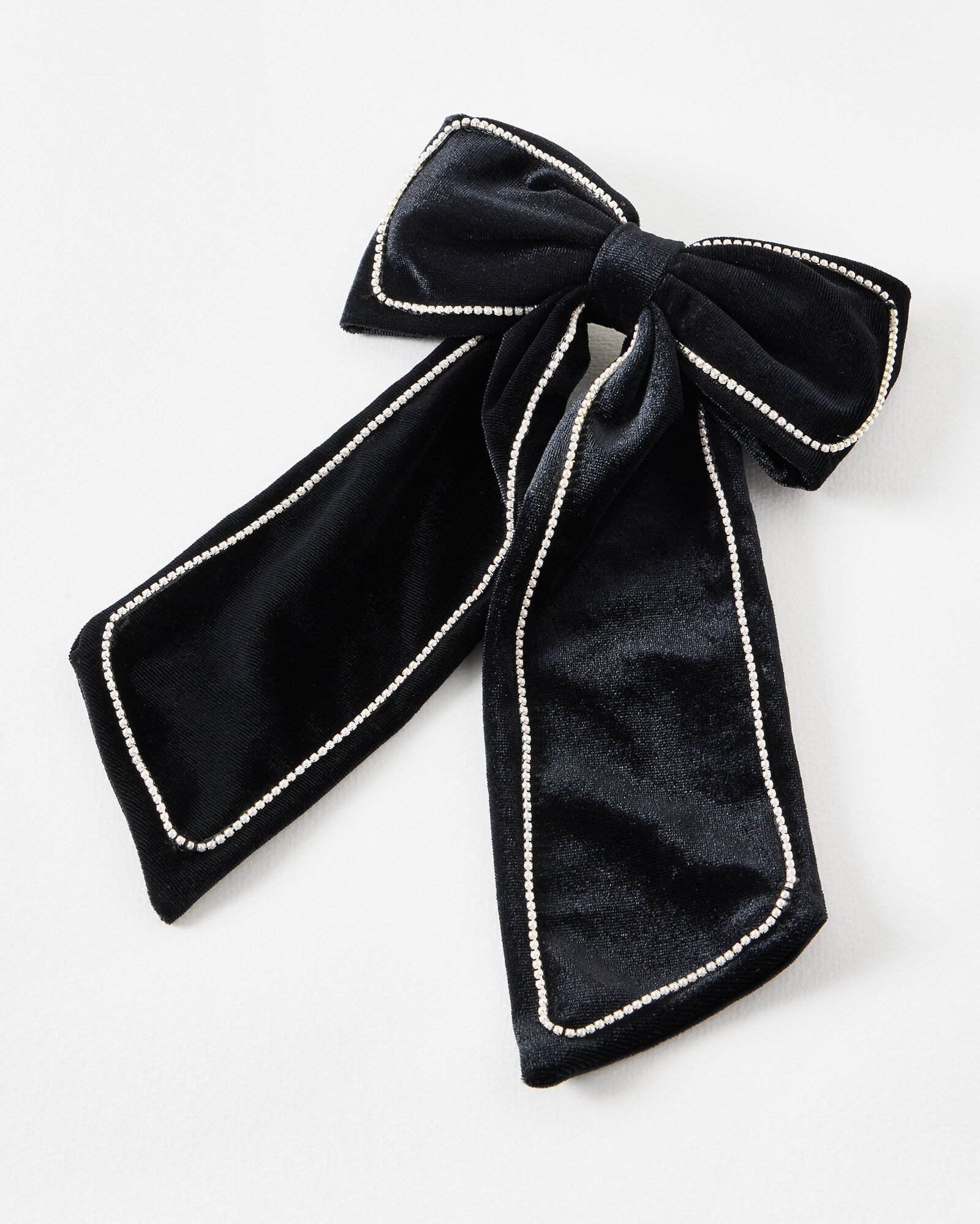 FETICO VELVET LONG BOW HAIR CLIP brown ヘアアクセサリー FETICO