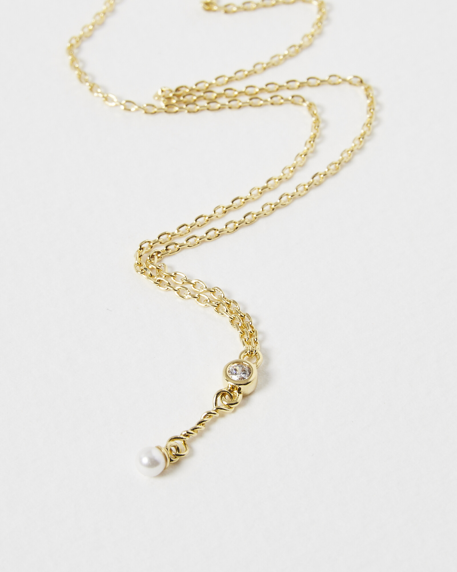 Rosaline Freshwater Pearl Gold Plated Pendant Necklace