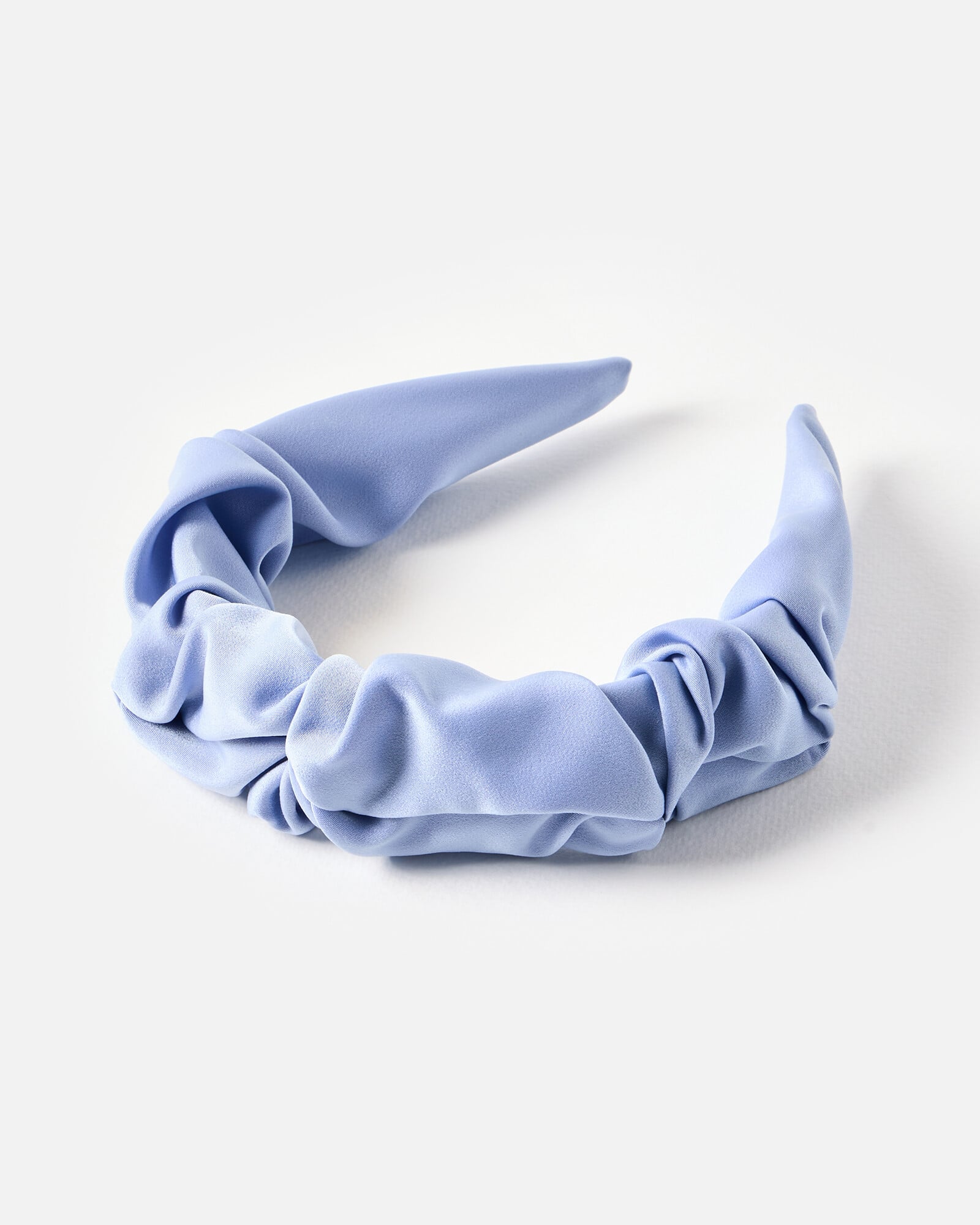 Ginny Light Blue Ruched Headband
