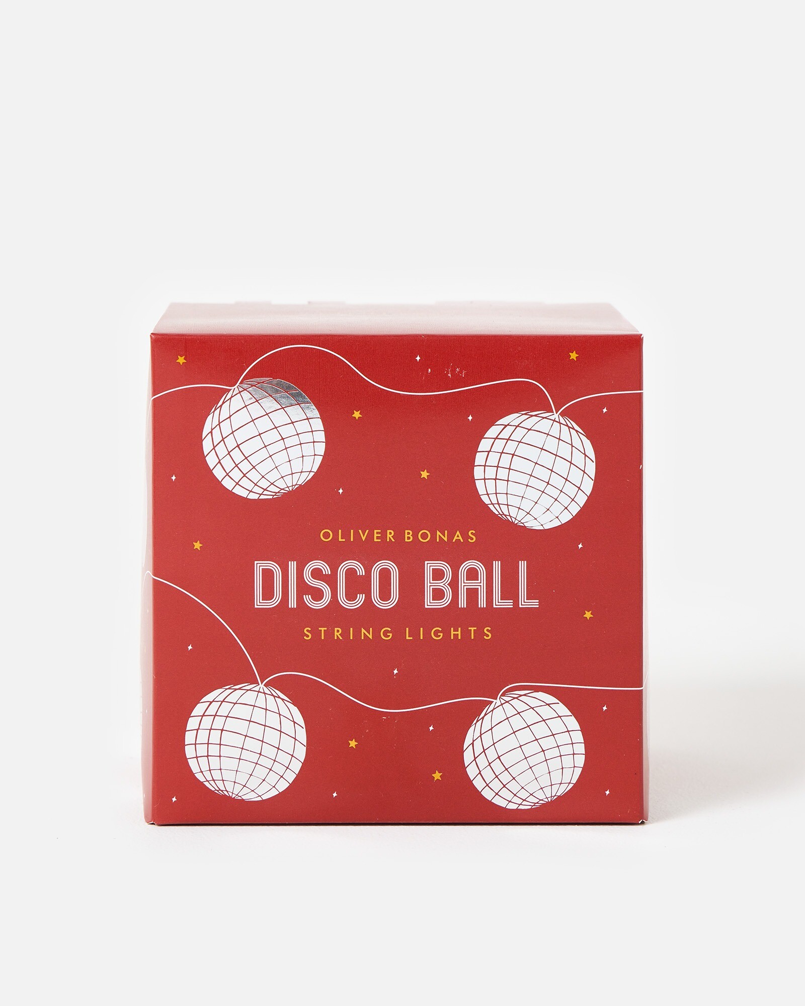 Silver Disco Ball String Lights