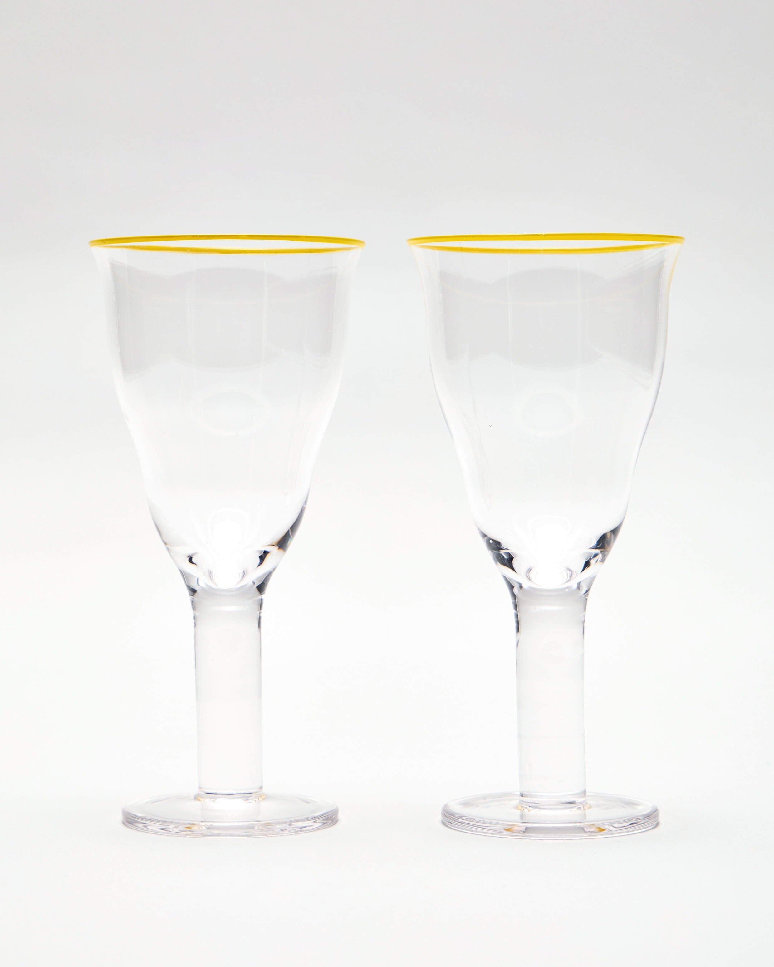 Shrimps x Oliver Bonas Glass Wine Goblets Set of Two