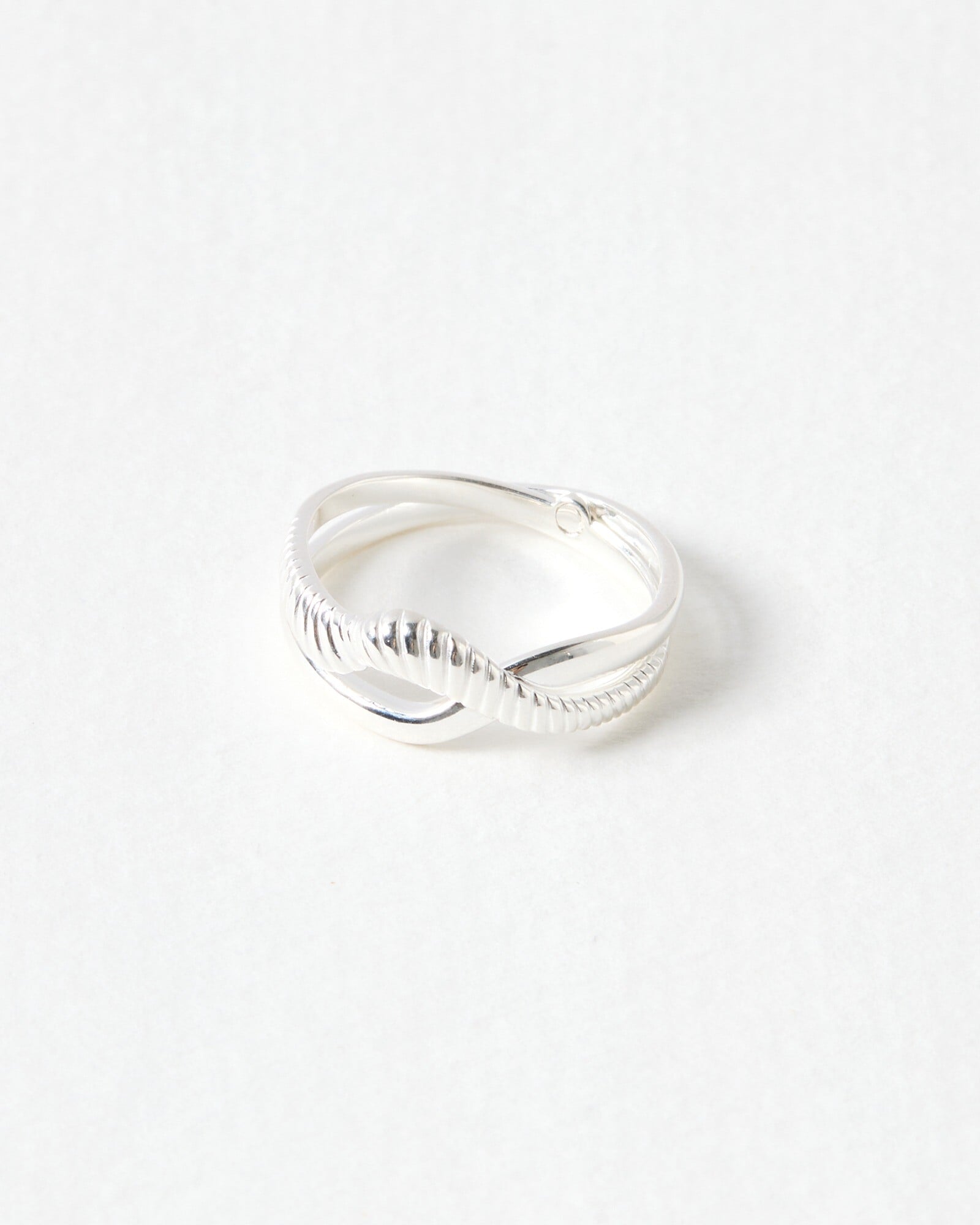 Galia Textural Wavy Sterling Silver Statement Ring