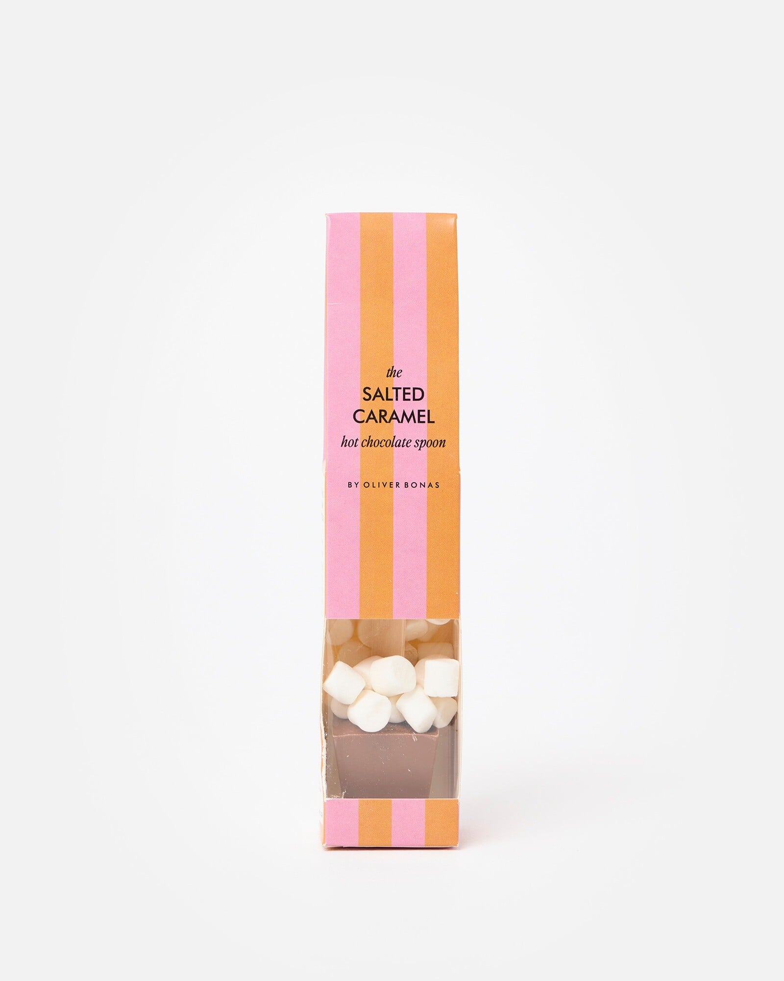 Striped Caramel Hot Chocolate Spoon