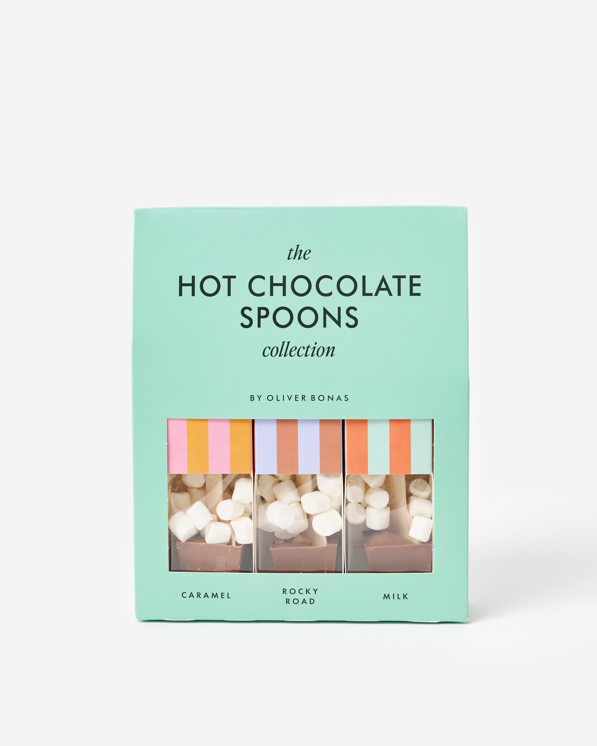 Striped Hot Chocolate Spoon Trio