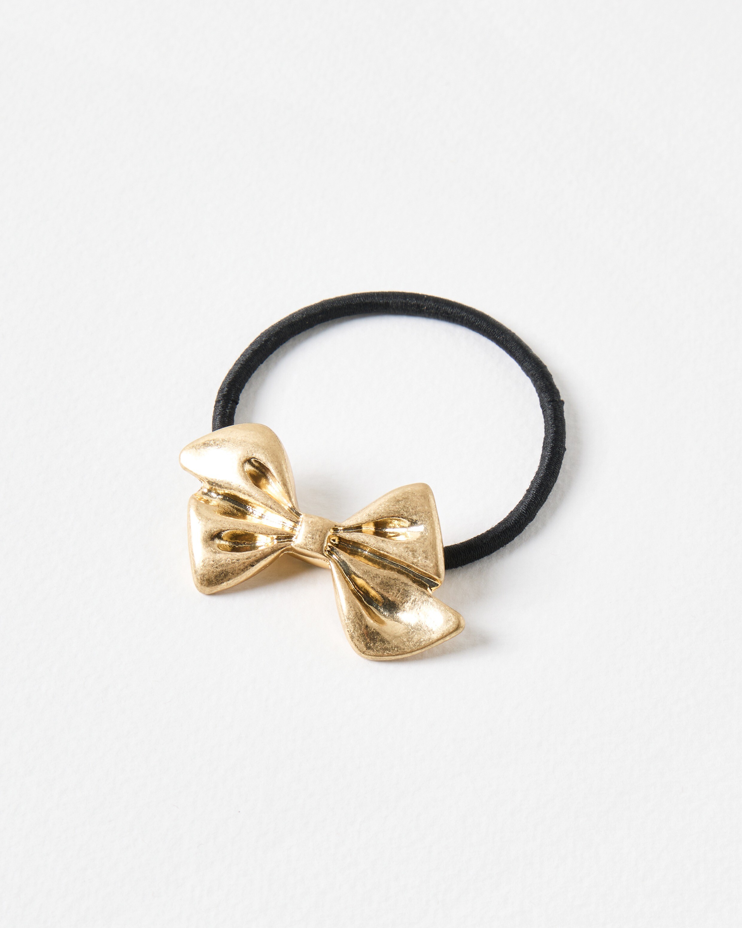 Thora Gold Tone Bow Hair Band