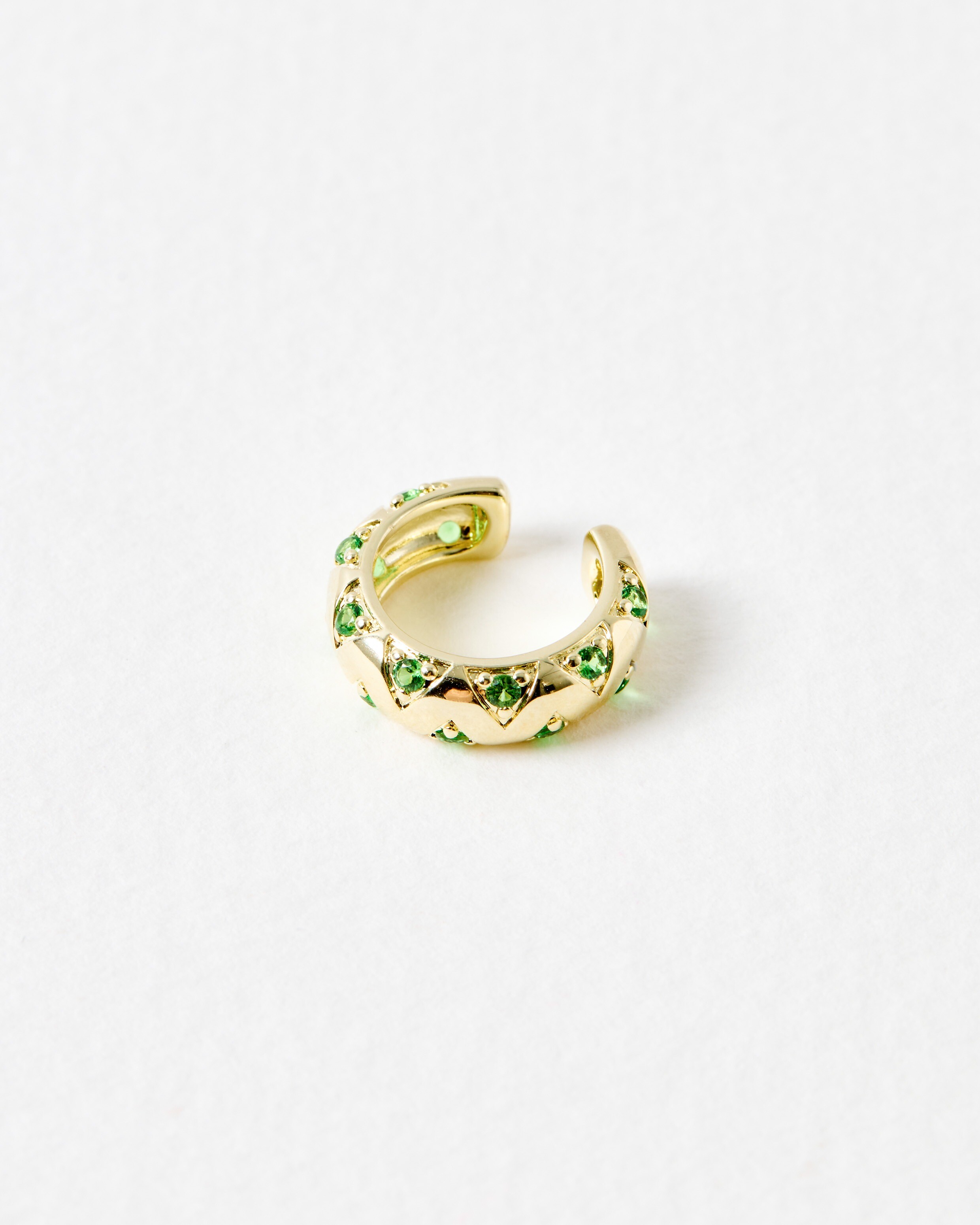 Gianna Siamite Gold Plated Ear Cuff
