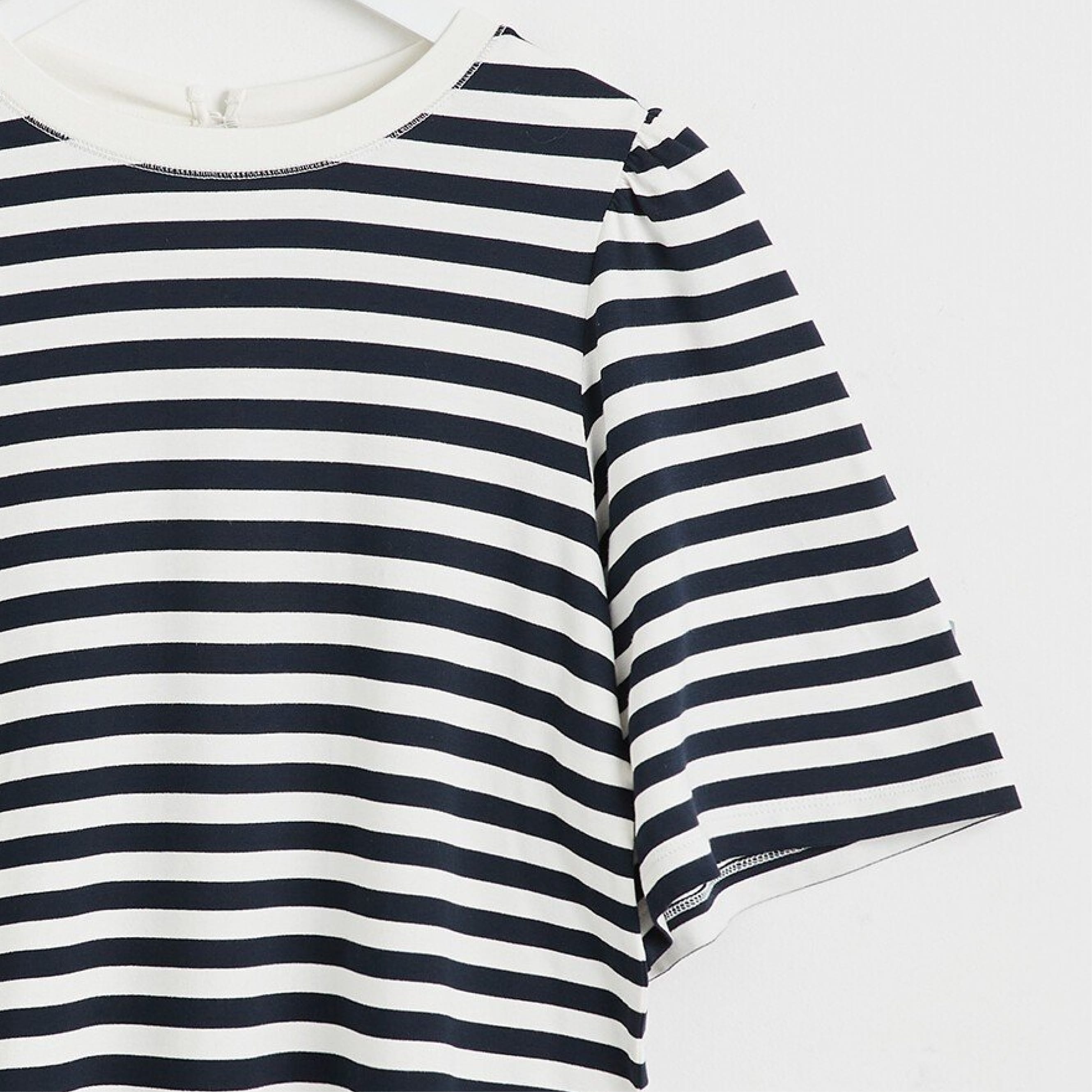 Red Square Neck Ribbed Jersey Top | Oliver Bonas