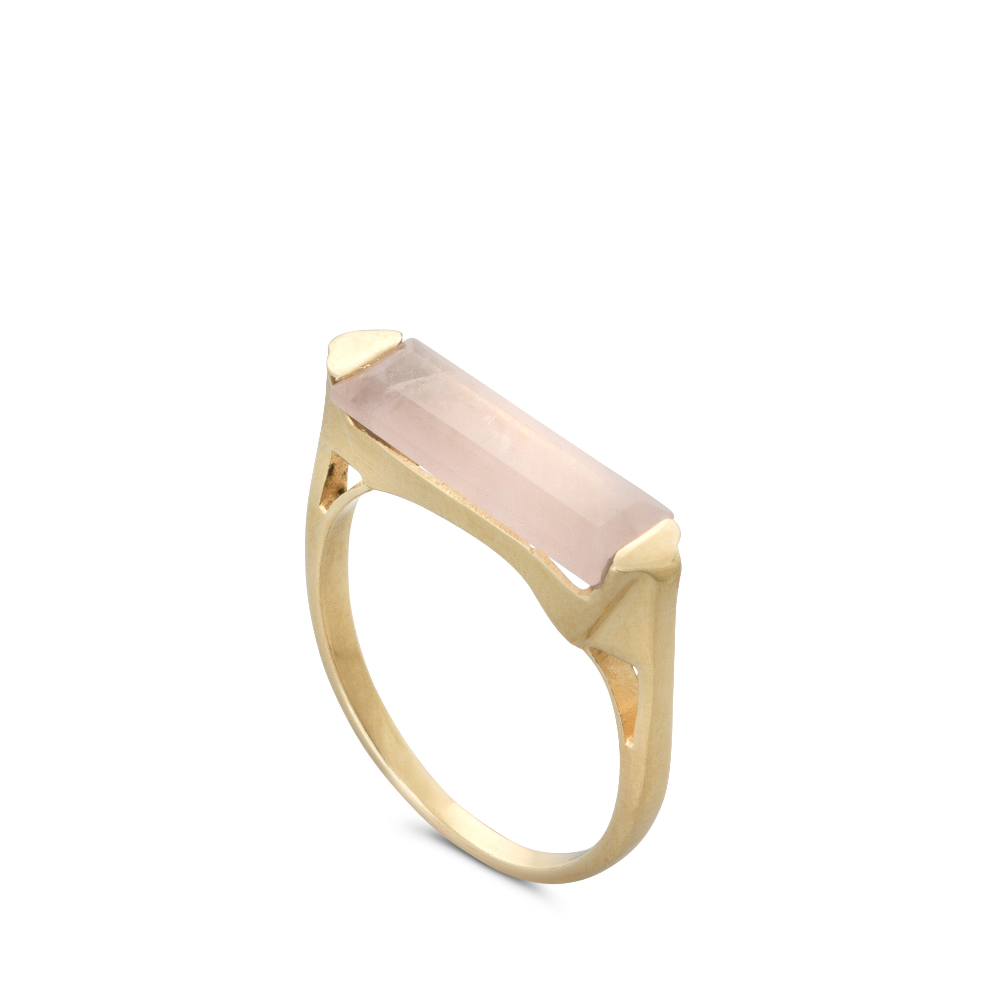 Repos Rectangular Stone Ring Oliver Bonas