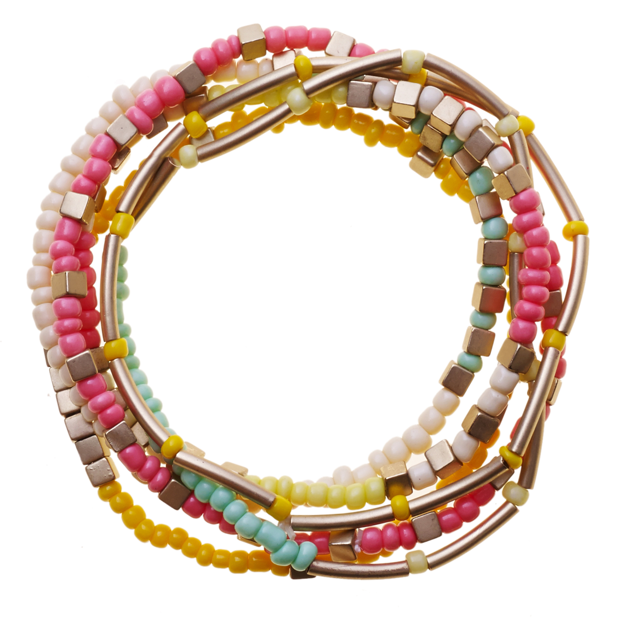 Kara Stretch Beaded Bracelet Set Oliver Bonas