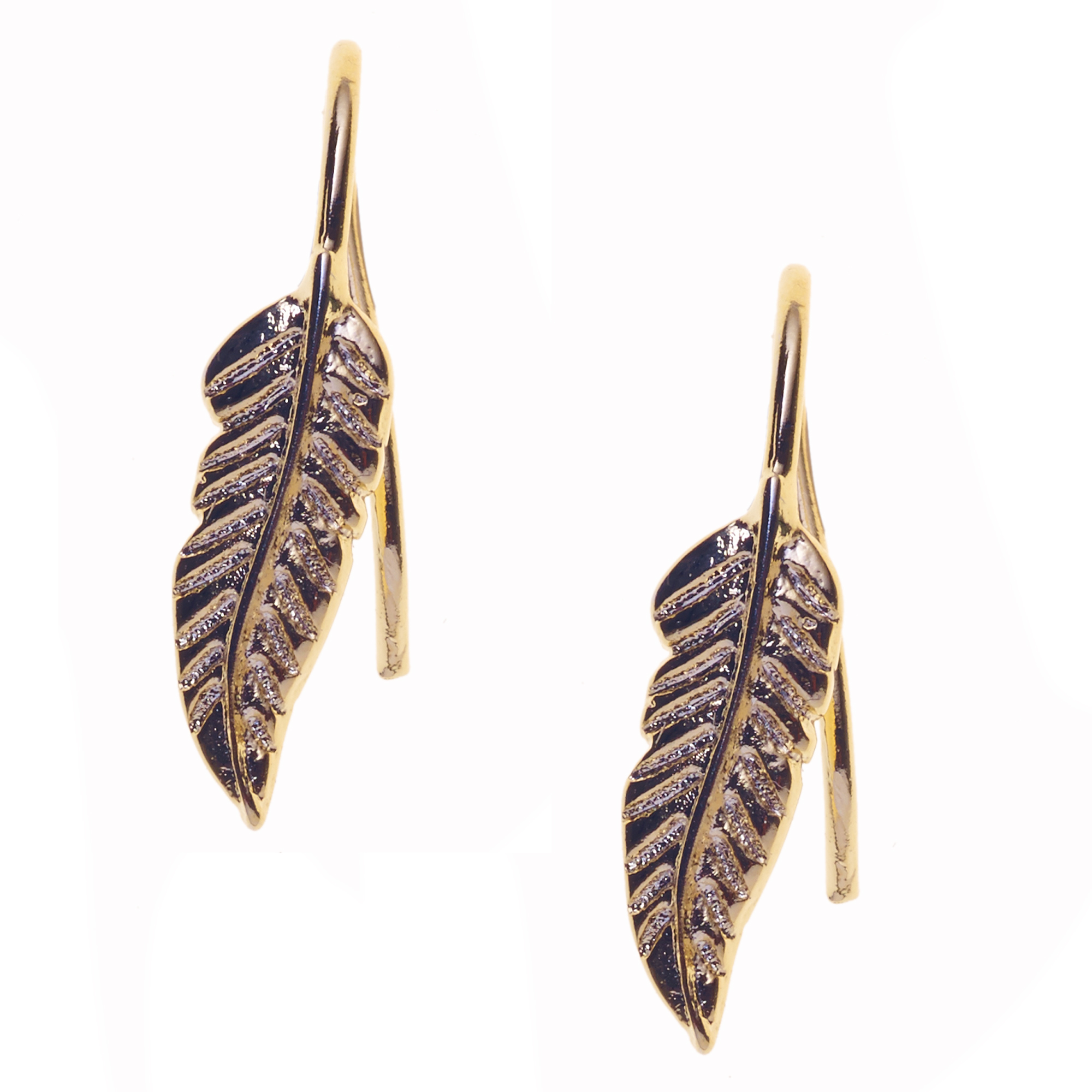 Feather Cuff Earrings Oliver Bonas