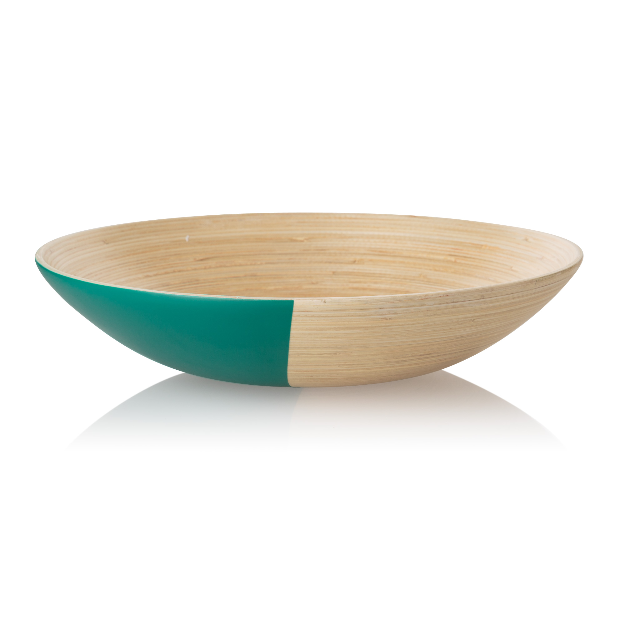 Colour Pop Bamboo Display Bowl Oliver Bonas