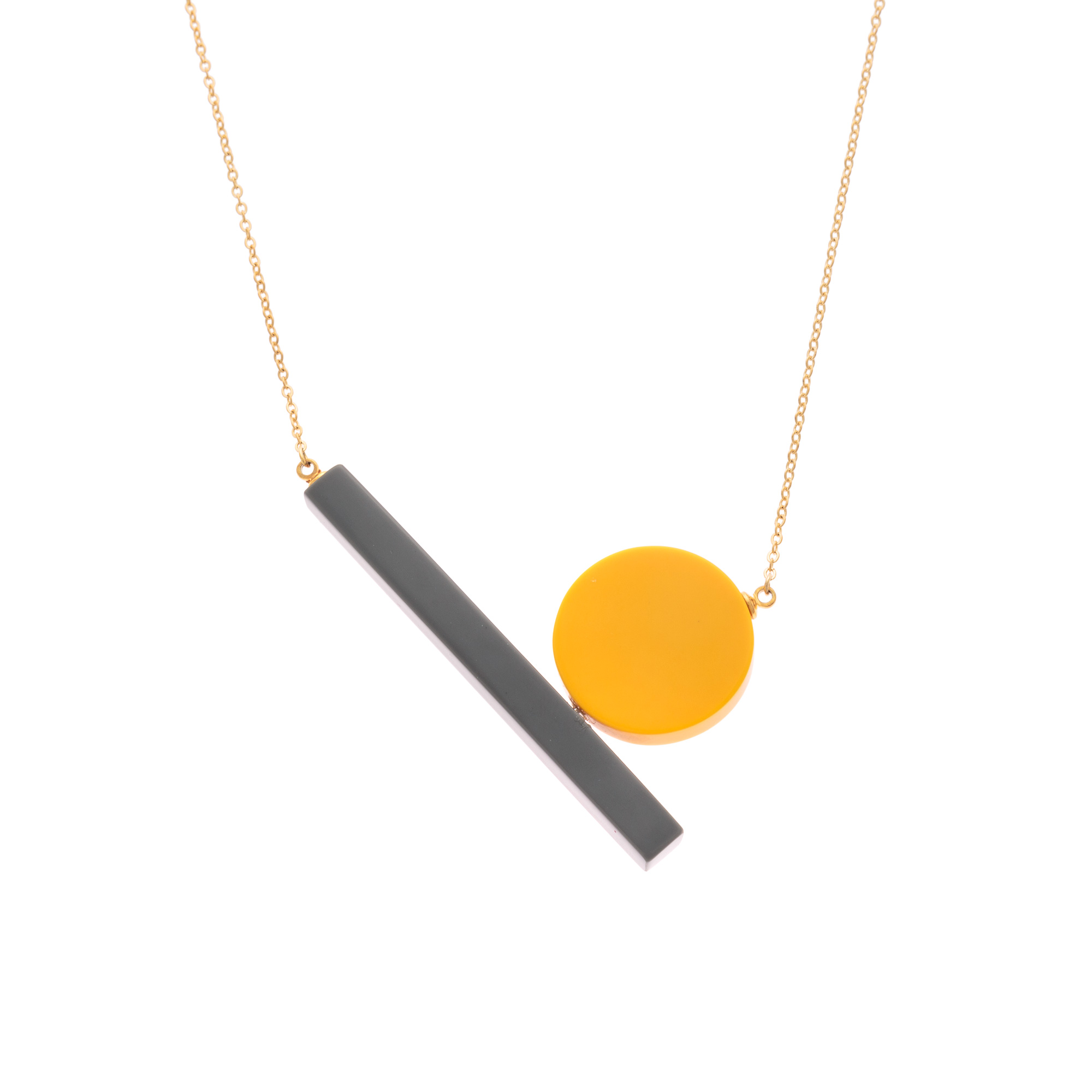 Buy Graphic Shapes Necklace from Oliver Bonas | Jewelry, Oliver bonas jewellery, Unique pendant 