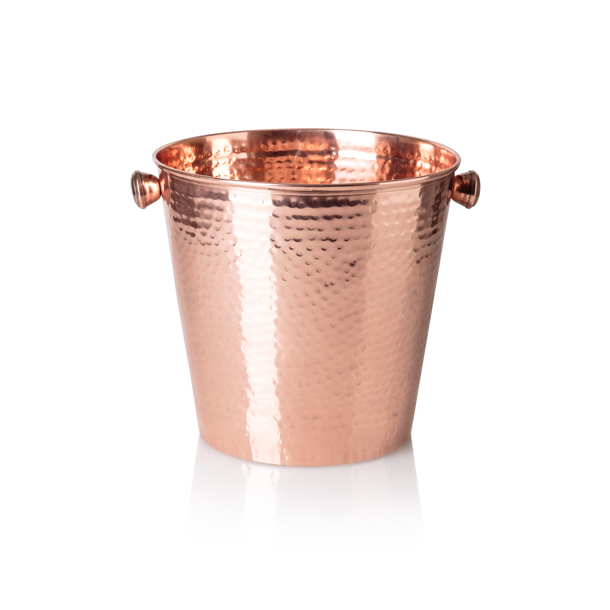Copper Hammered Champagne Bucket Oliver Bonas