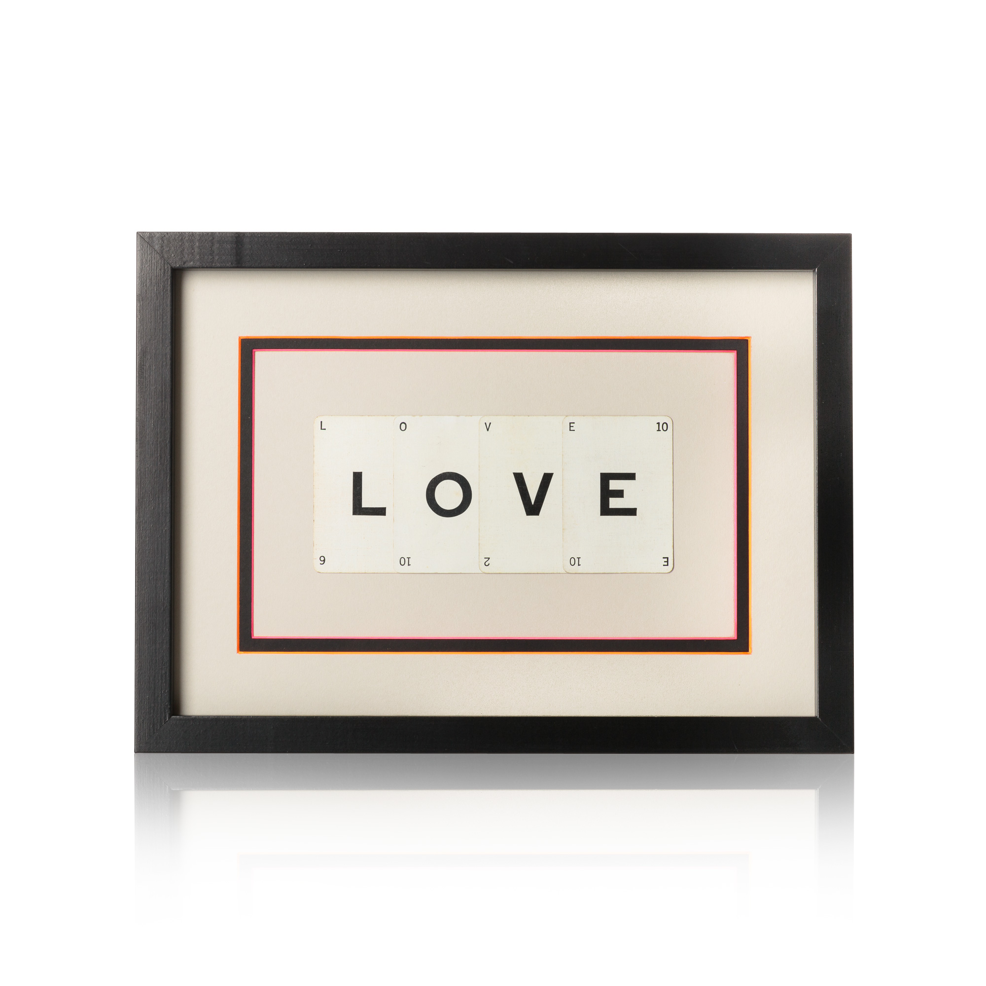 playing card framed wall art