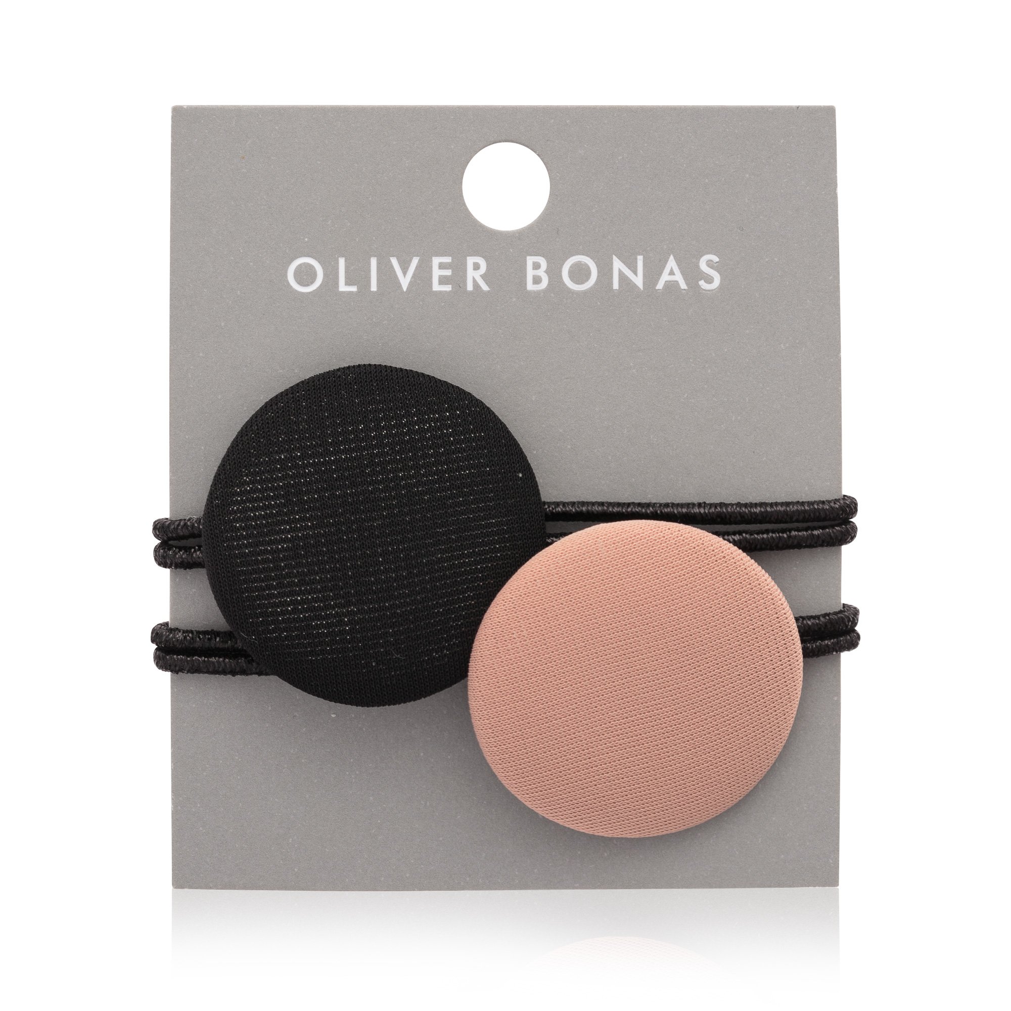 Set of Two Lizzy Large Circular Hair Bobbles Oliver Bonas US