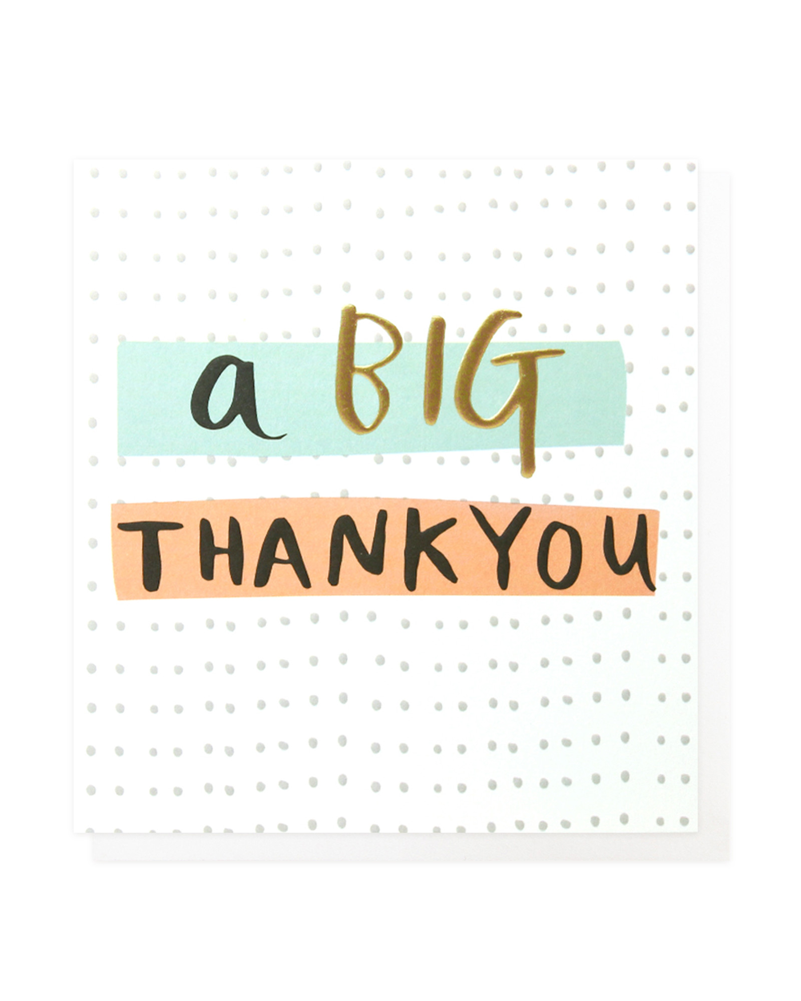 A Big Thank You Thank You Card Oliver Bonas