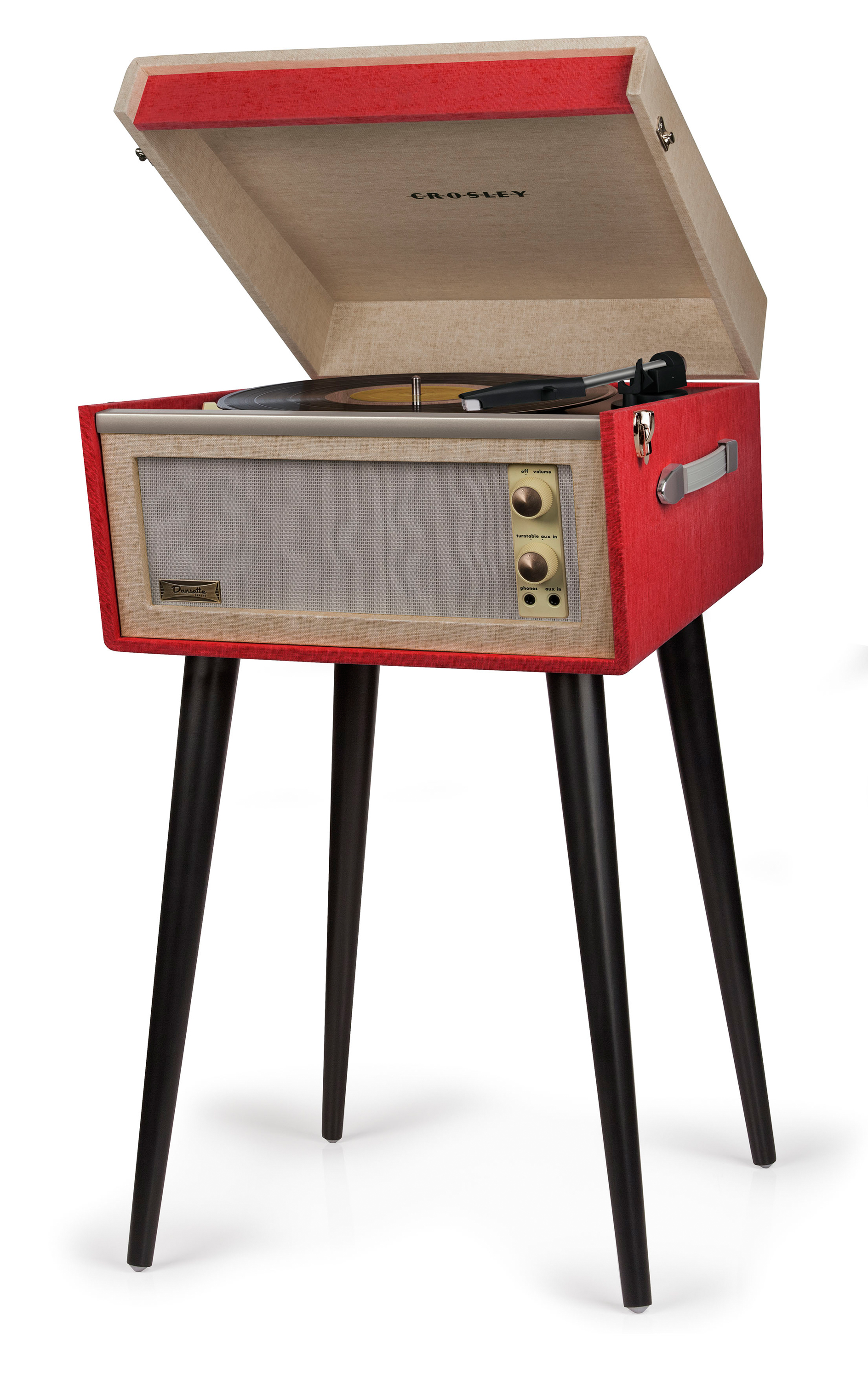 Crosley Dansette Bermuda Console Turntable Oliver Bonas