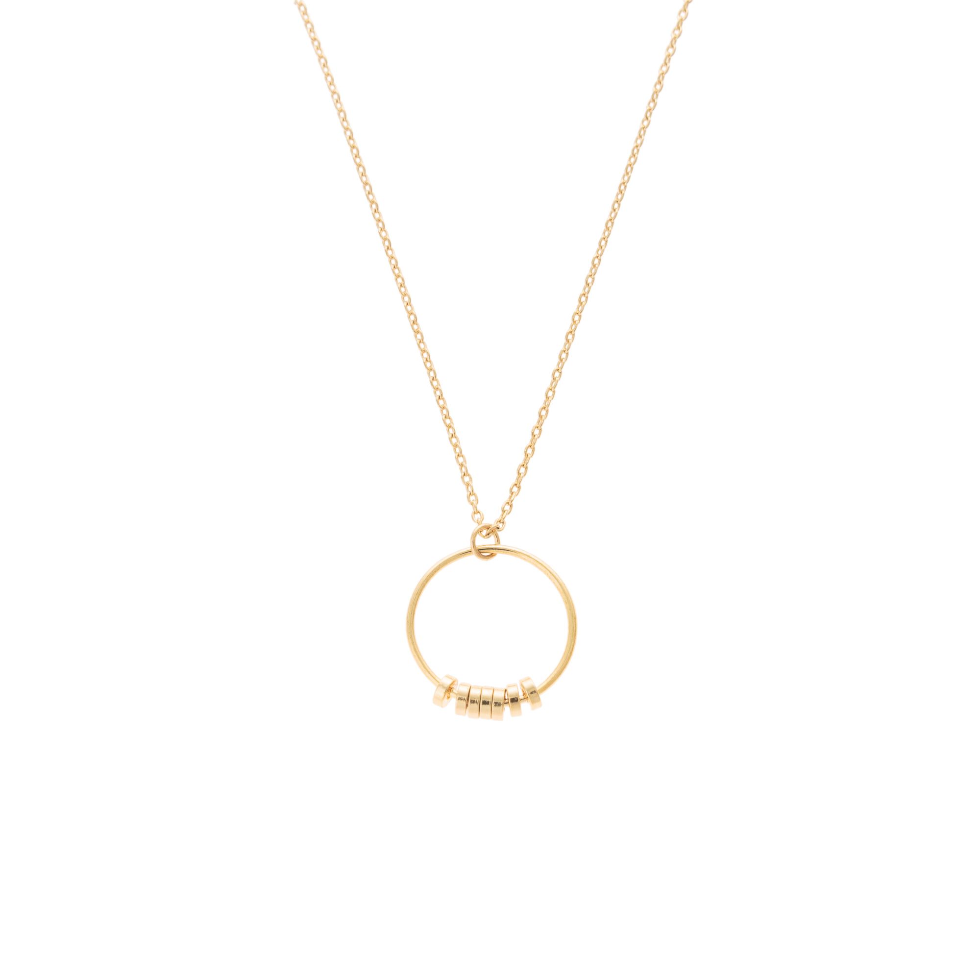 Ring & Bead Pendant Necklace | Oliver Bonas