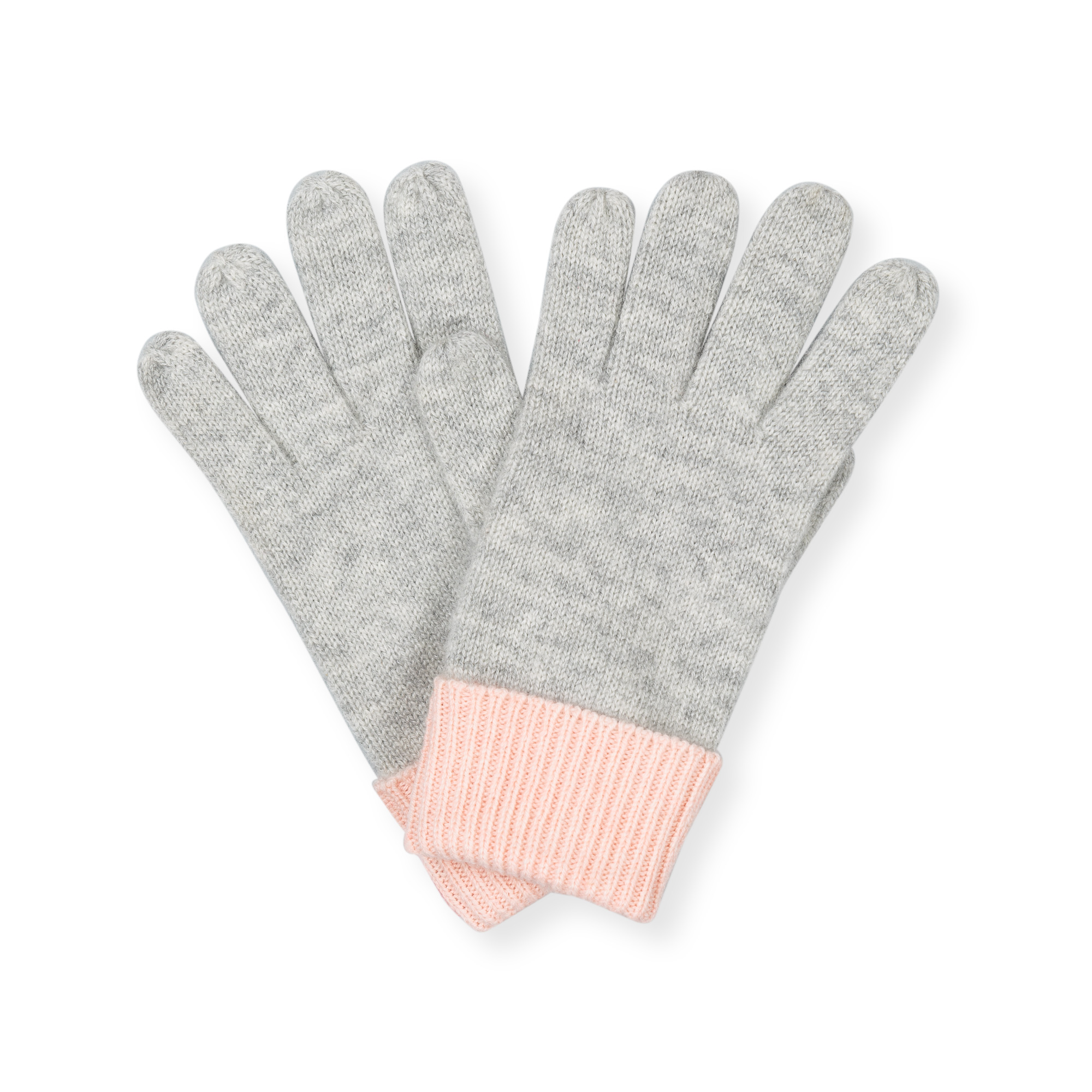 Cashmere Blend Colour Block Gloves Oliver Bonas
