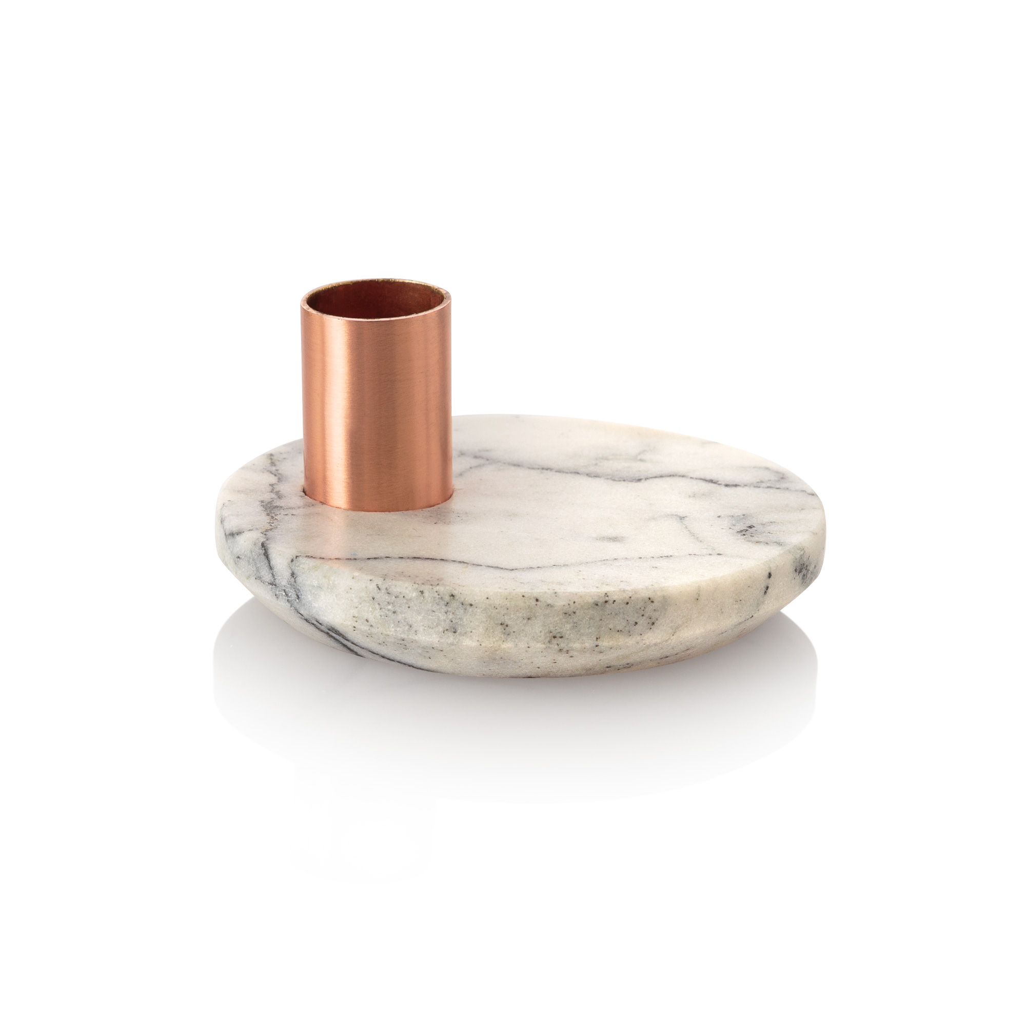 CANDLE HOLDER Offset Round Mar Oliver Bonas