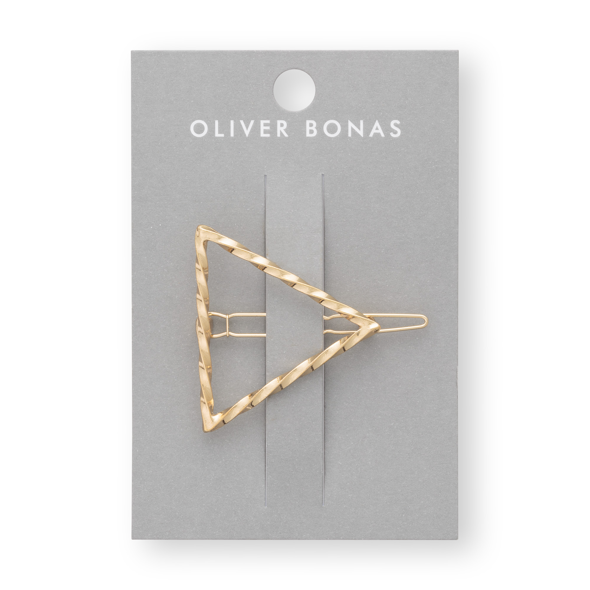 Metal Triangle Hair Clip Oliver Bonas