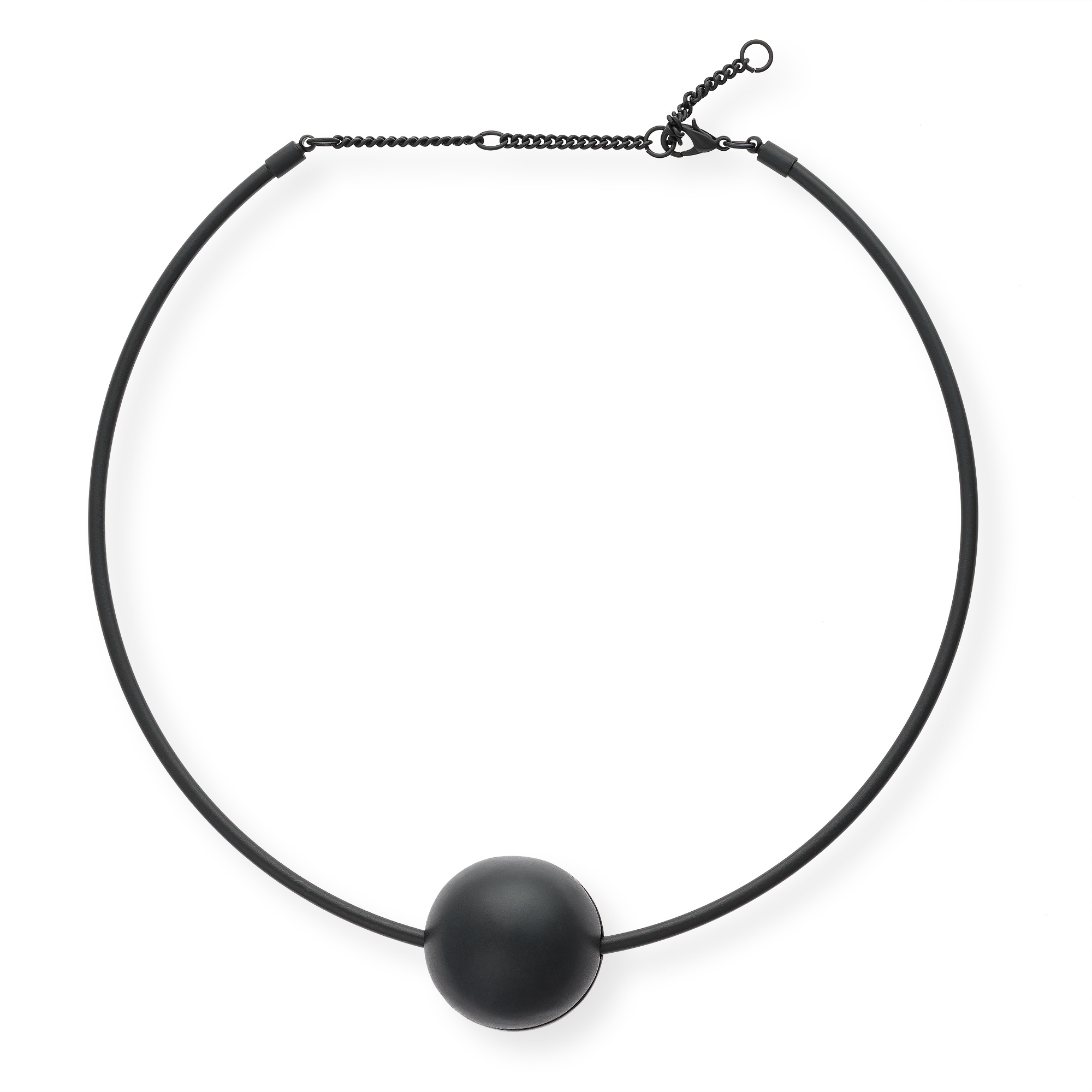 Minimal Ball Choker Necklace Oliver Bonas