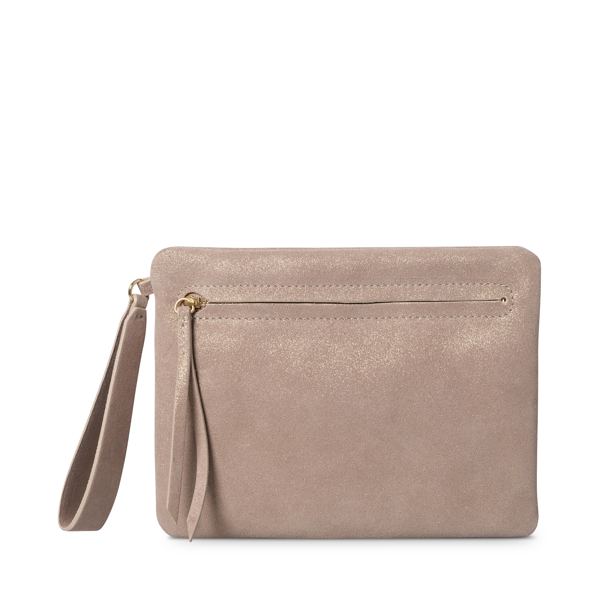 Rosa Sleek Slit Leather Clutch Bag Oliver Bonas