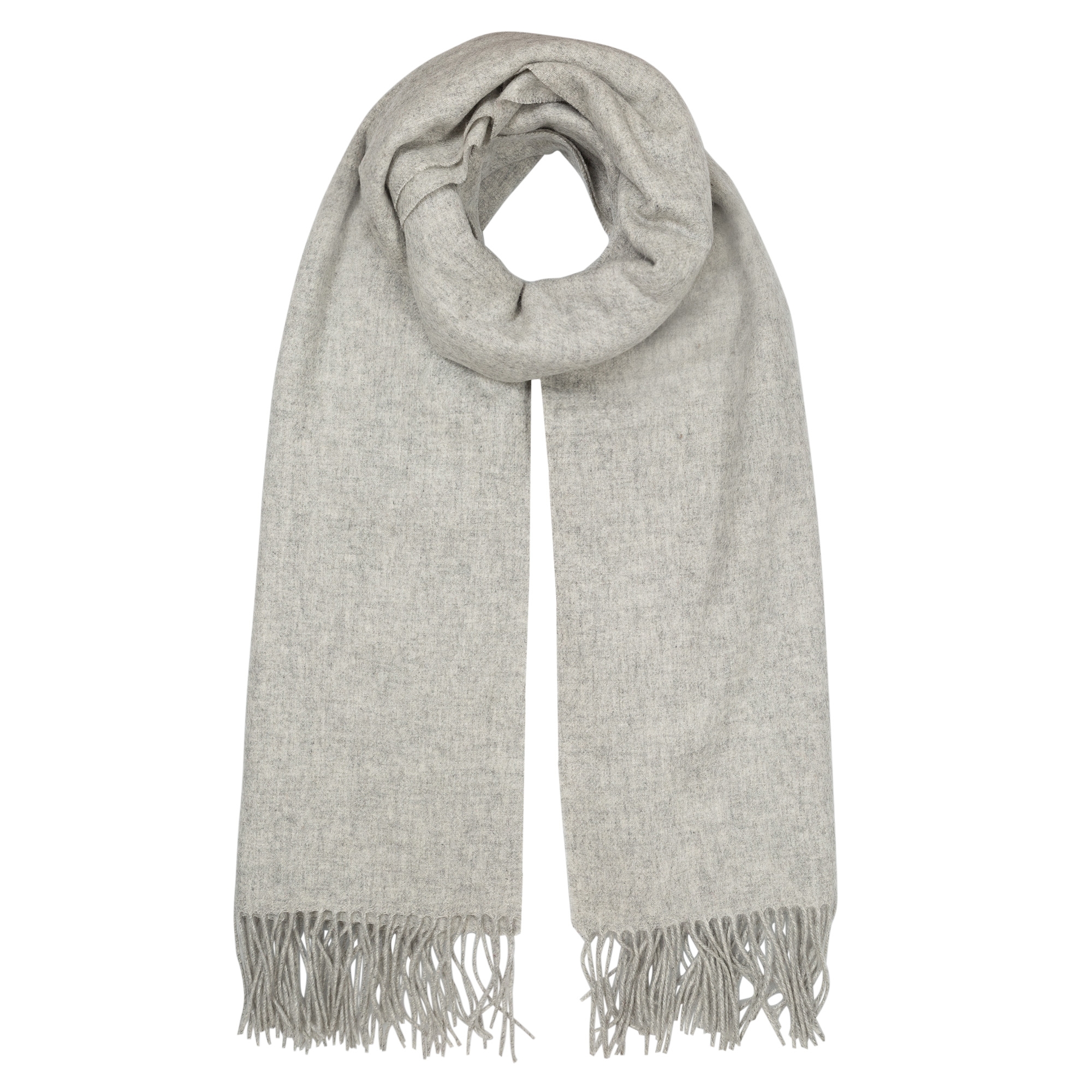 Plain Wool Melange Scarf Oliver Bonas